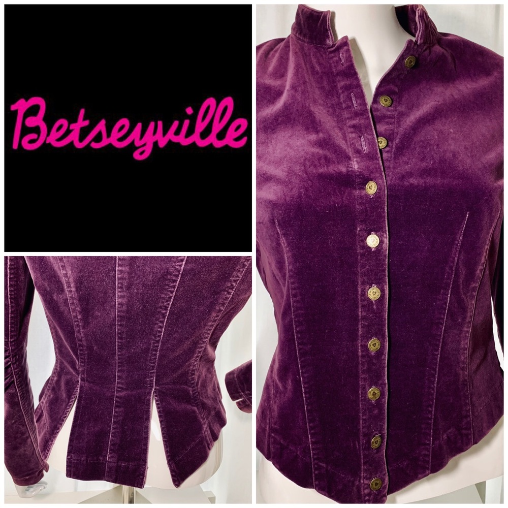 Vintage Betsey Johnson Velvet Top